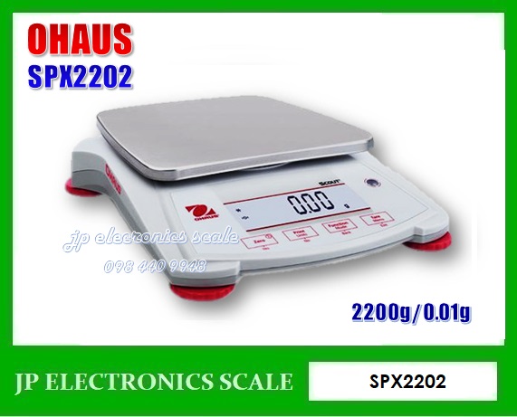 เครื่องชั่งละเอียดสูง2200g เครื่องชั่ง ละเอียด2200g เครื่องชั่งคุณภาพสูง2200กรัม เครื่องชั่งน้ำหนัก2200กรัม เครื่องชั่งน้ำหนัก2200g ตาชั่ง2200กรัม เครื่องชั่งดิจิตอล2200g ละเอียด 0.01g ยี่ห้อ OHAUS รุ่น Scout (SPX2202)