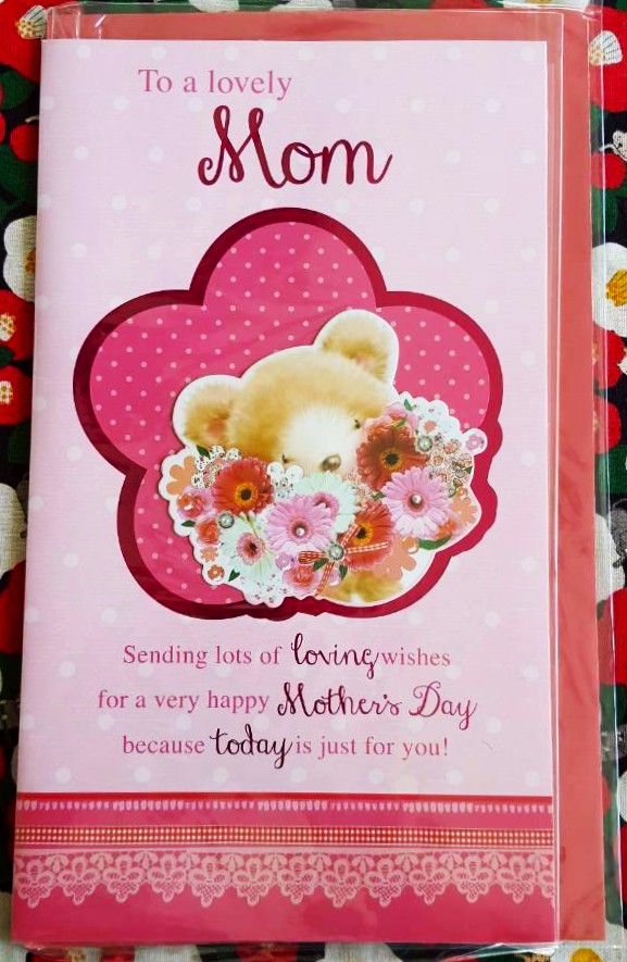 การ์ดอวยพร การ์ด วันแม่ วันเกิด ของขวัญให้ แม่ Mom พร้อมซอง ใหญ่มากๆ น่ารักมาก จากญี่ปุ่น Size : 17 x 30 cm