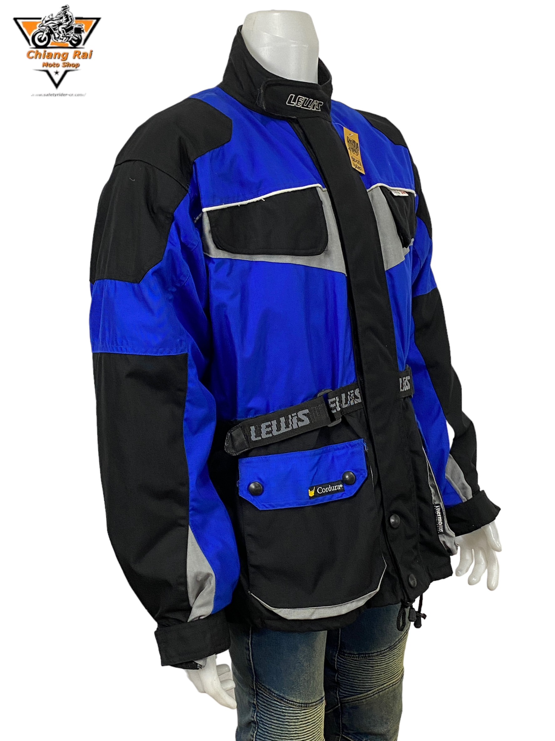 เสื้อขี่มอเตอร์ไซด์( มือสอง) RCTA 483: อก 52" ยาว 28" (XL) **LEWIS**