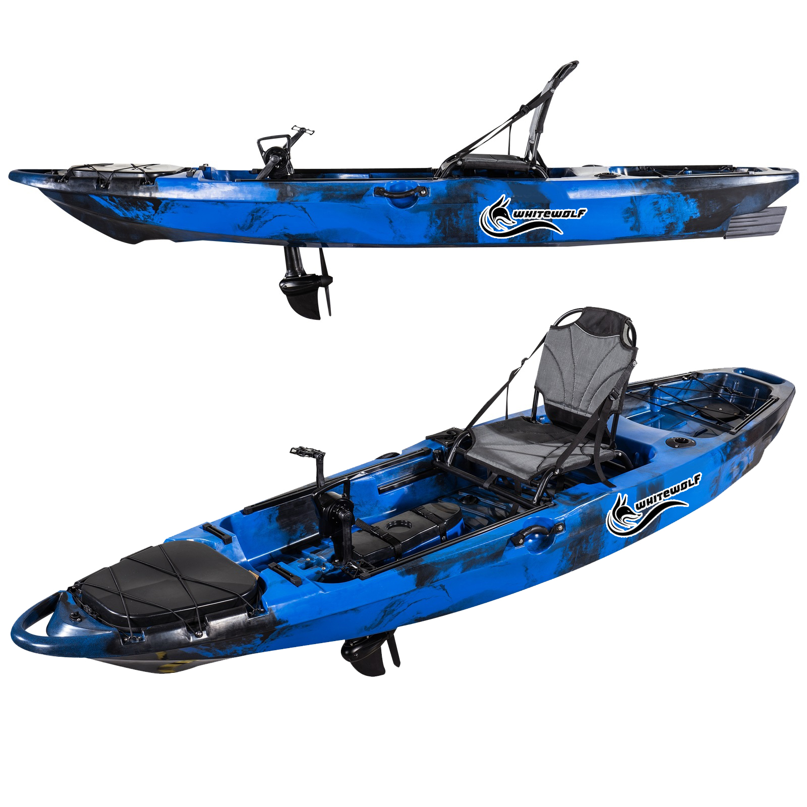 เรือคายัคเท้าปั่น 13 ฟุต/Pedal kayak Spinner 13 FT