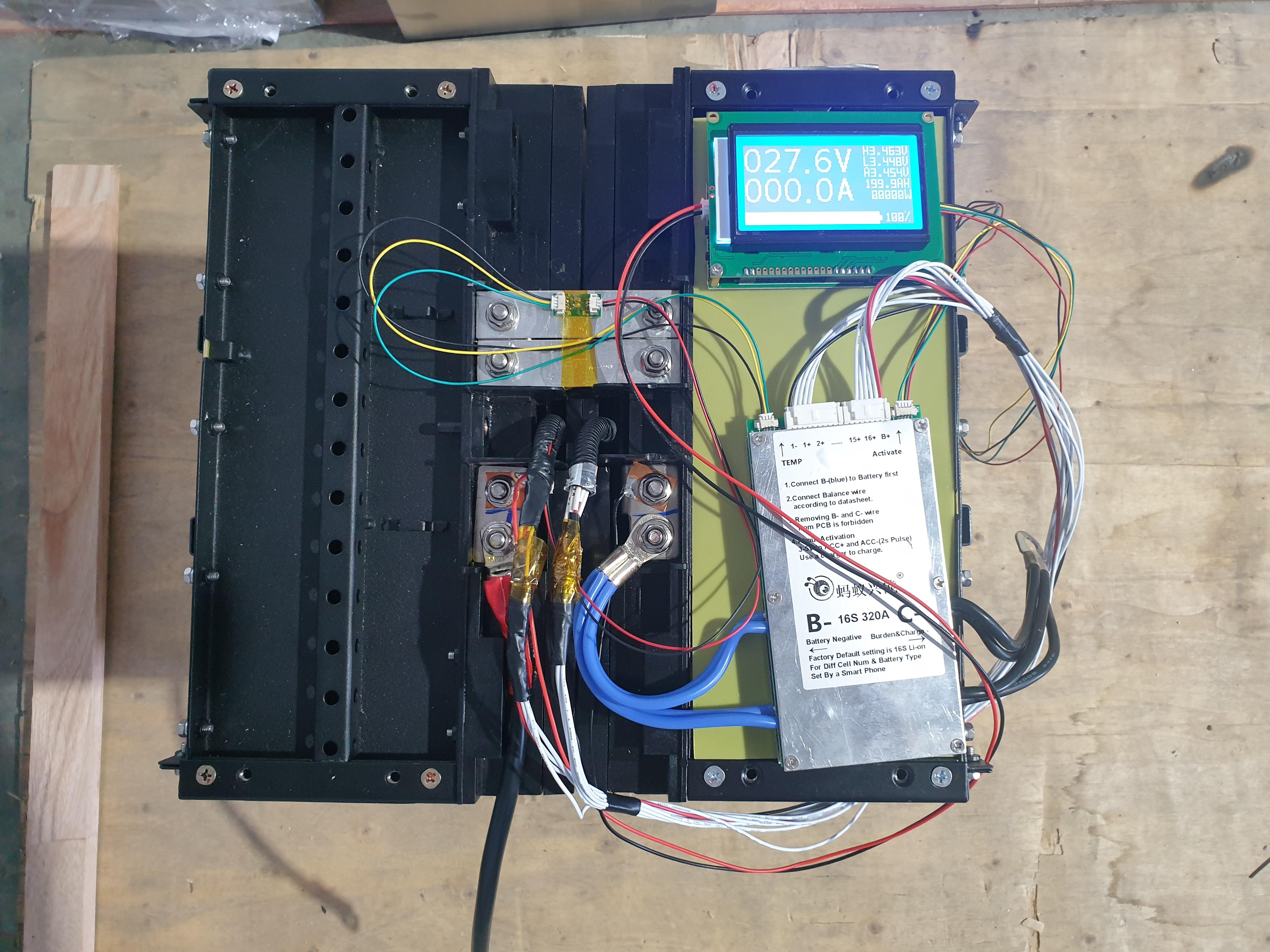แบตเตอรี่ลิเทียมฟอสเฟส ประกอบตามสั่ง 48v 200Ah สำหรับระบบโซล่าเซลล์ และ โฟลคลิฟไฟฟ้าที่เน้นการดึงกระแสหนักๆ