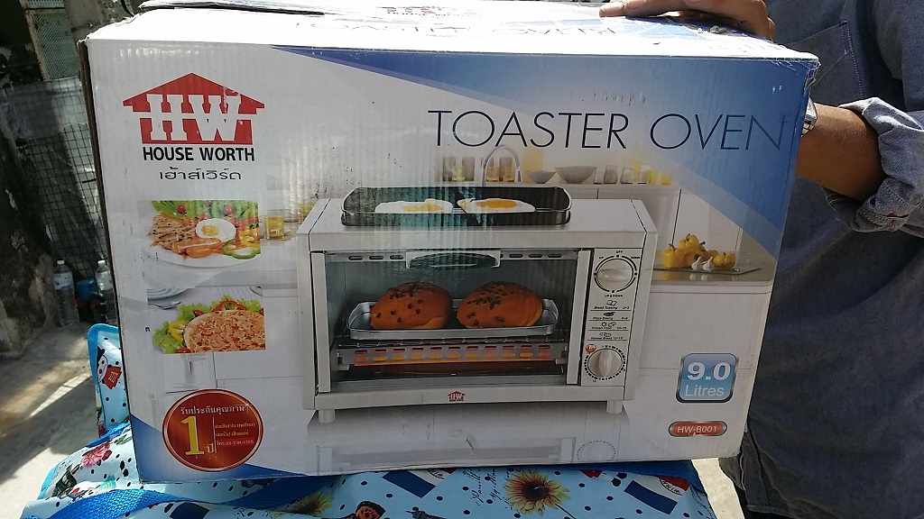 ซ่อมเตาอบ ยี่ห้อ HOUSE WORTH รุ่น HW-B001 อาการไม่ร้อน