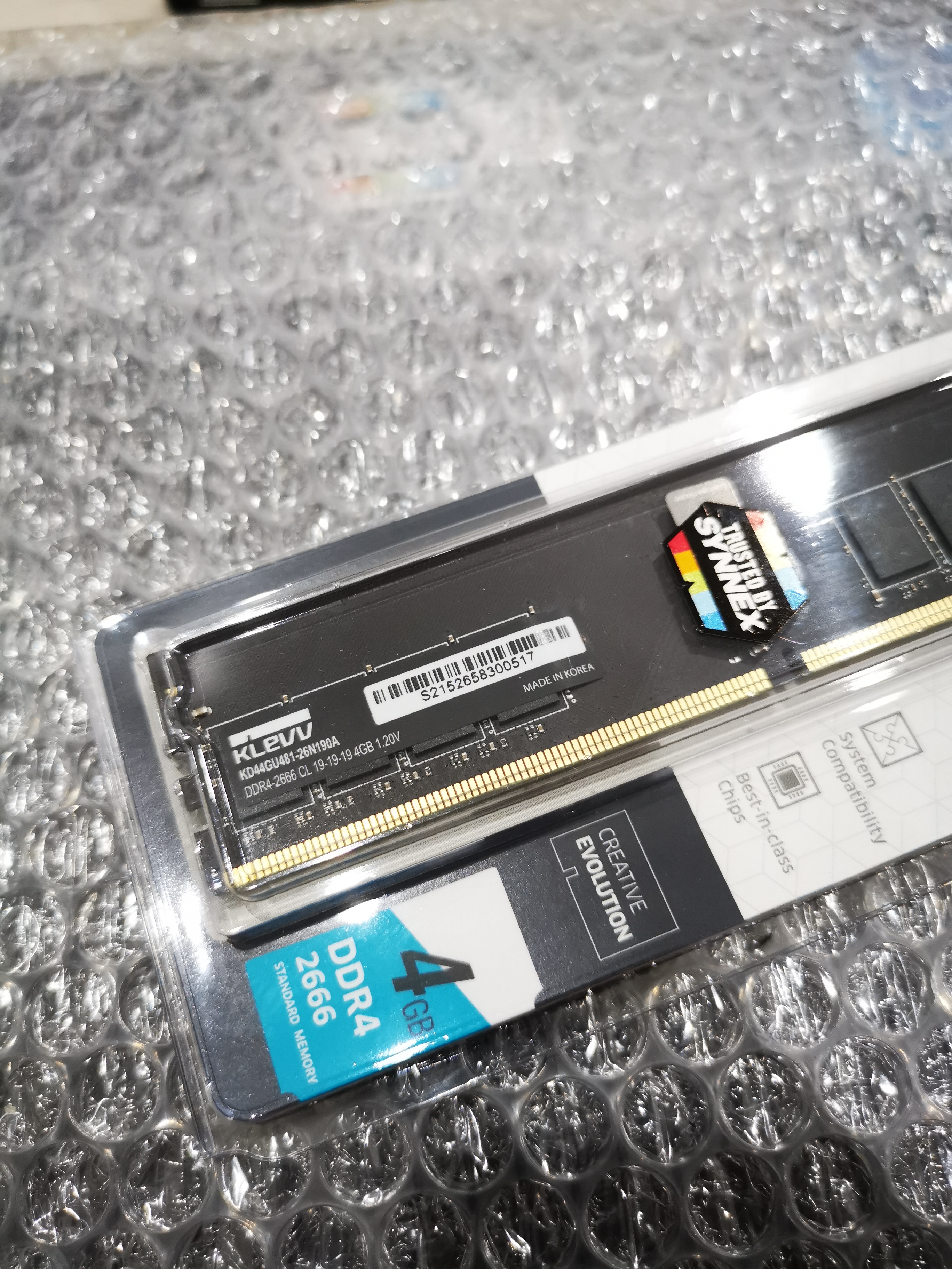 Ram KLEVV DDR4 4GB 2666MHz