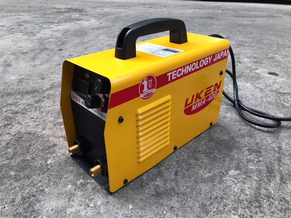 ตู้เชื่อมยี่ห้อ UKEN MMA 400A รุ่น 2 ปุ่ม