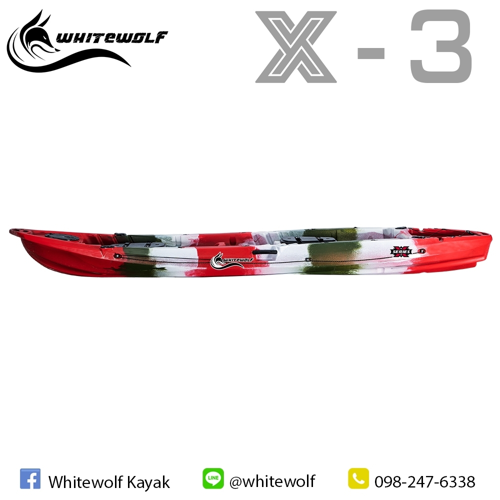 เรือคายัคตกปลา 3 ที่นั่ง X-3 / X-Series X3