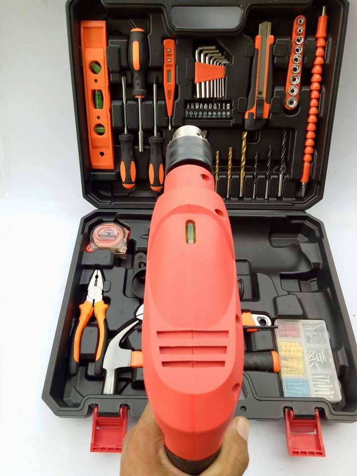 BONCHI ชุดสว่านกระแทกไฟฟ้า