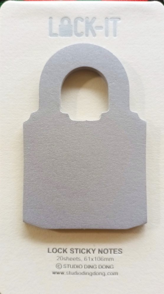 The Key Sticky Note กระดาษโน้ต แบบมีกาว น่ารัก จากญี่ปุ่น กุญแจ และแม่กุญแจ Key-it Lock-it Size : 6 cm