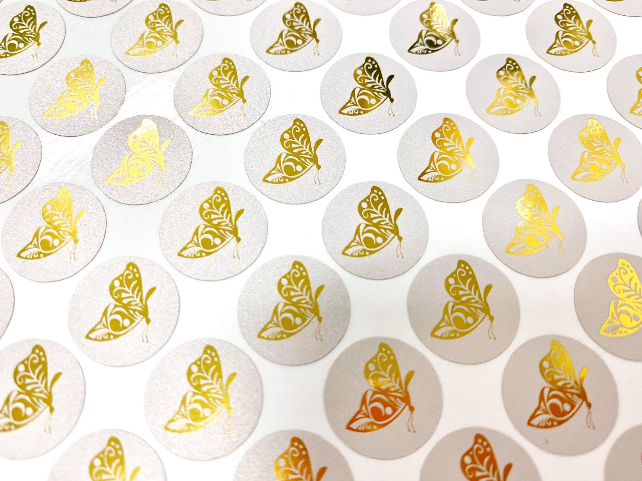 สติ๊กเกอร์ฉลากสินค้าฟรอยทอง ฟอยล์