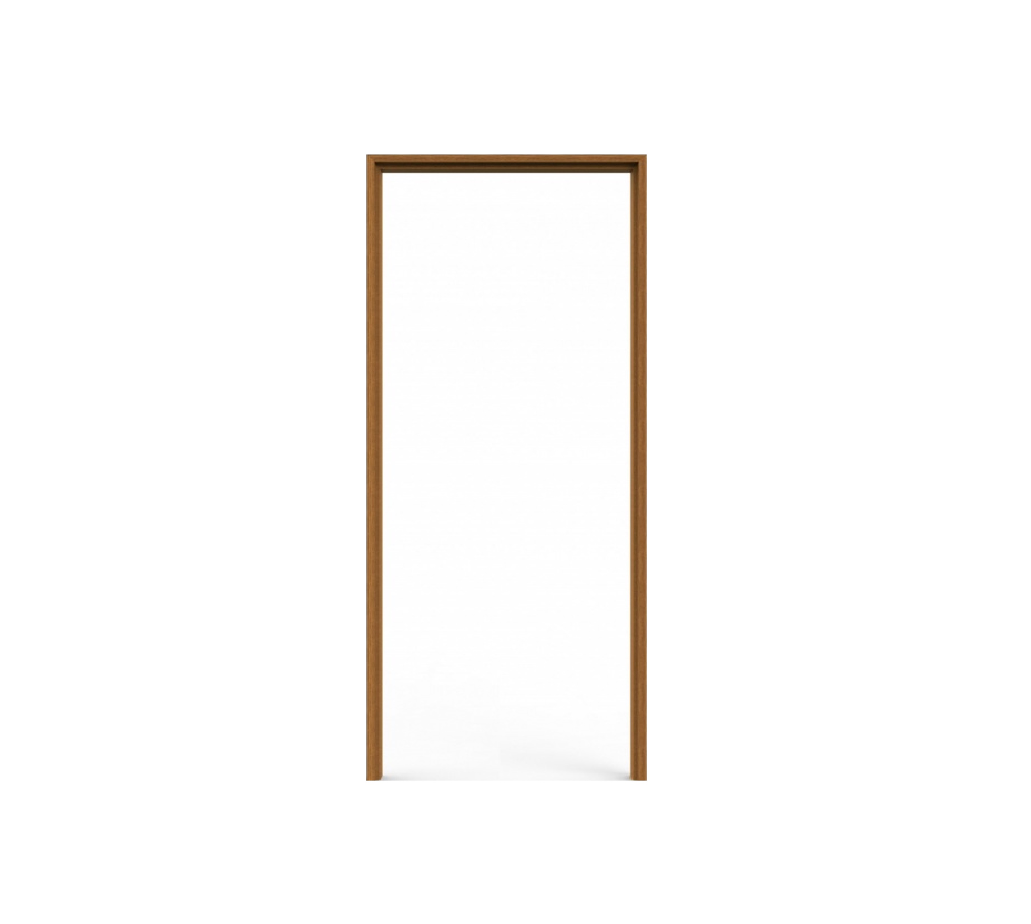 WELLINGTAN วงกบประตู ABS ABS-AF1-02 70x200ซม. LIGHT YELLOW TEAK