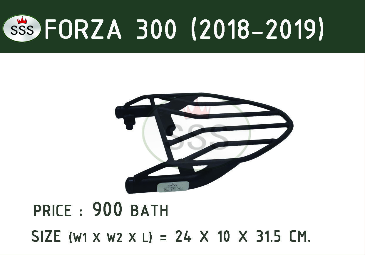 แล็คท้ายมอเตอร์ไซค์ รุ่น Forza 300 เก่า