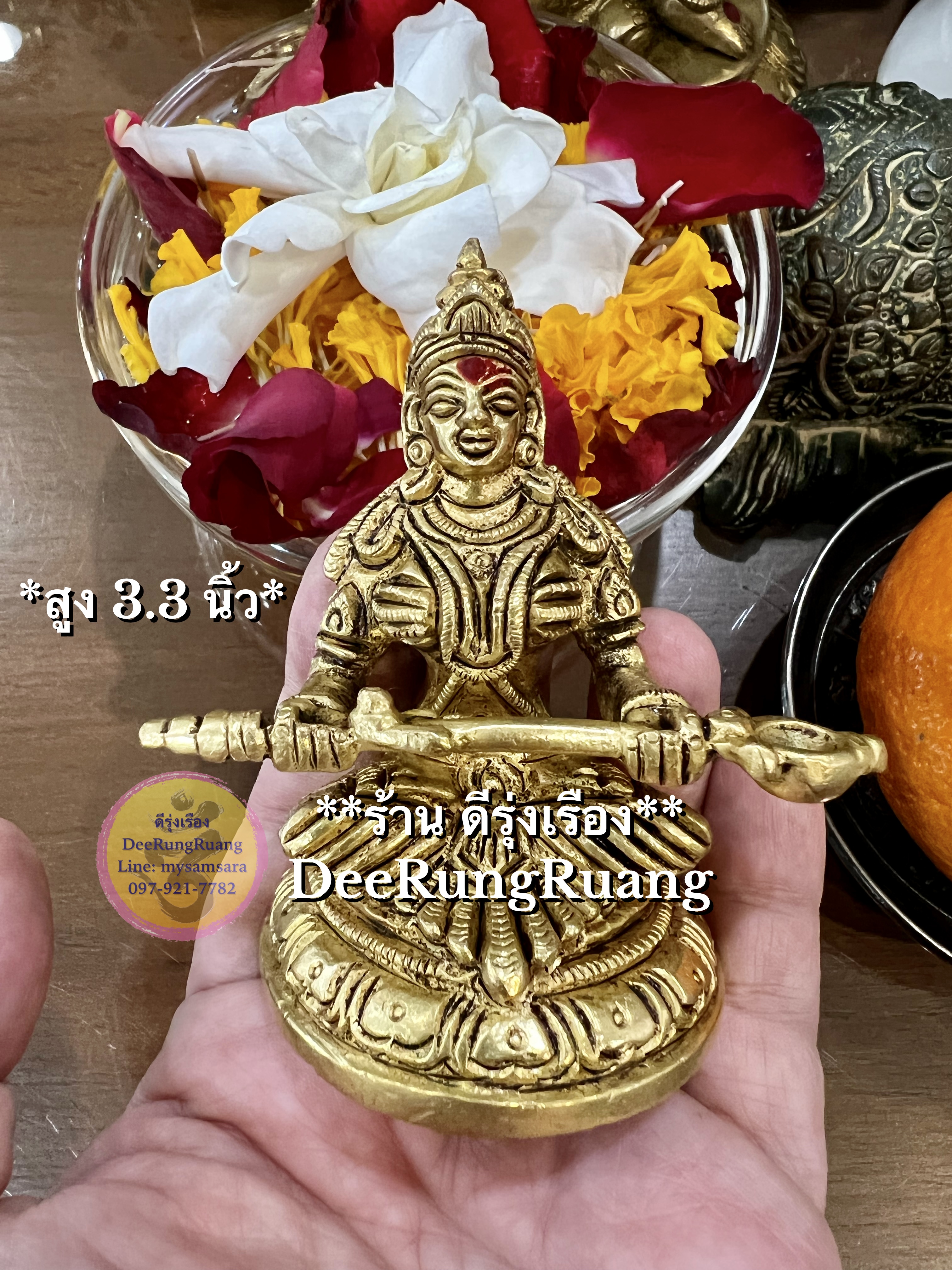พระแม่อันนาปุรณะ (Annapurna..สูง 3.3 นิ้ว) **Fine Quality Piece**