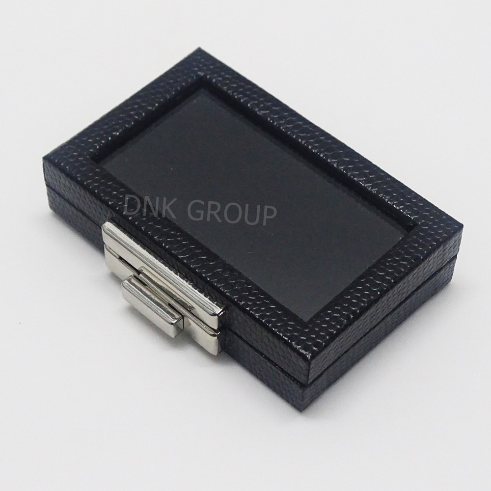 กล่องโชว์เครื่องประดับ (พื้น2สีขาว/ดำ) กล่องใส่เครื่องประดับ กล่องใส่พลอย กล่องใส่จิวเวรี่ กล่องโชว์เป็นกระจกใสด้านหน้า