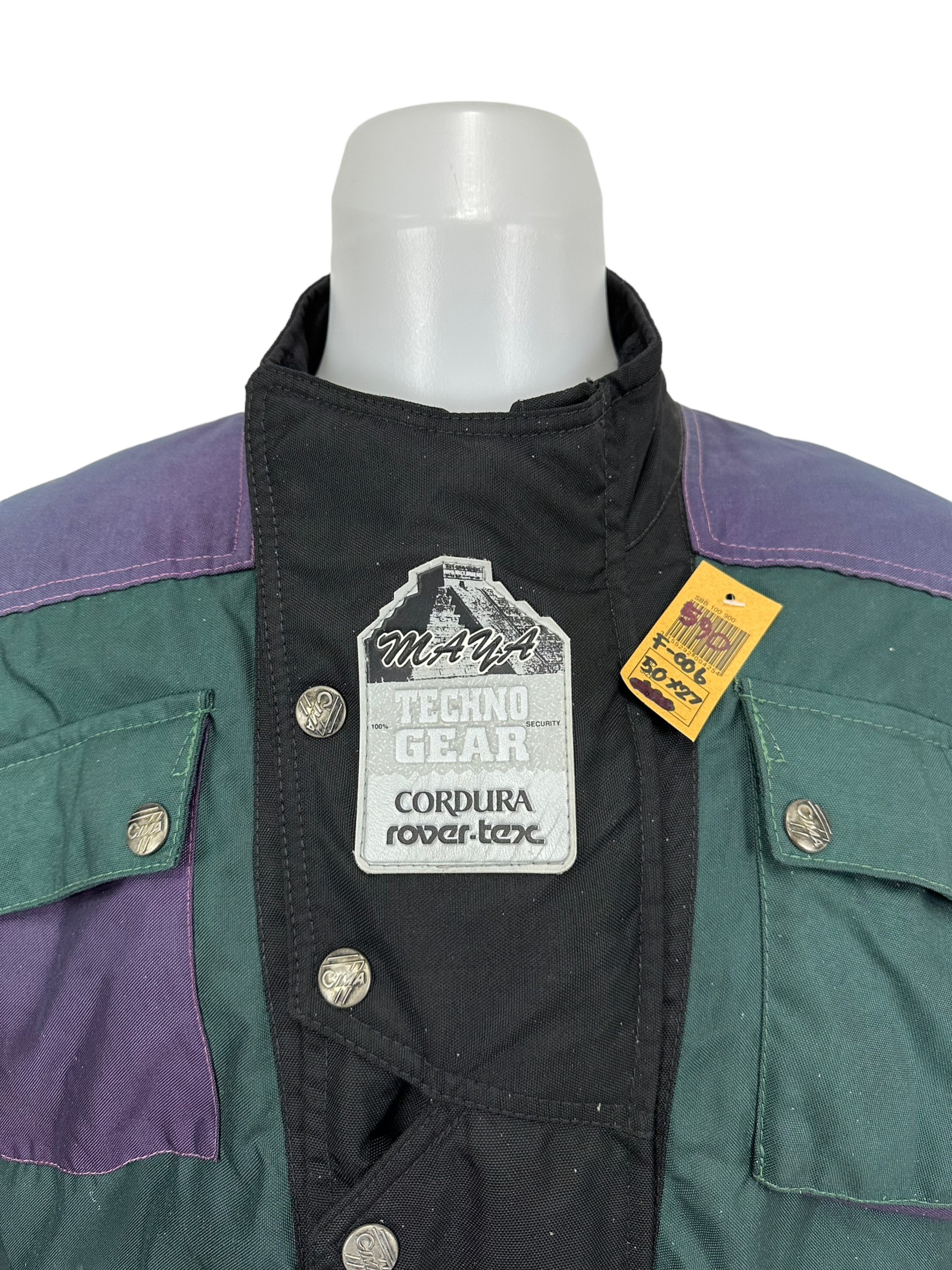 เสื้อขี่มอเตอร์ไซด์( มือสอง) F 006: อก 50" ยาว 27" (XL) **TECHNO**