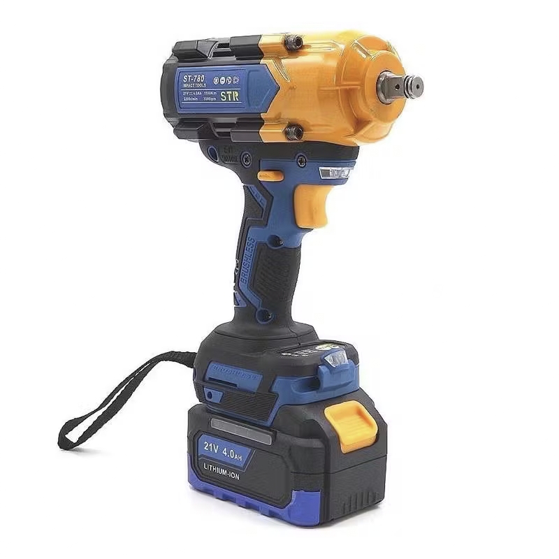 บล็อกไฟฟ้าไร้สาย ยี่ห้อ STR 21V รุ่น ST-780 แรงบิด 1,100 นิวตัน