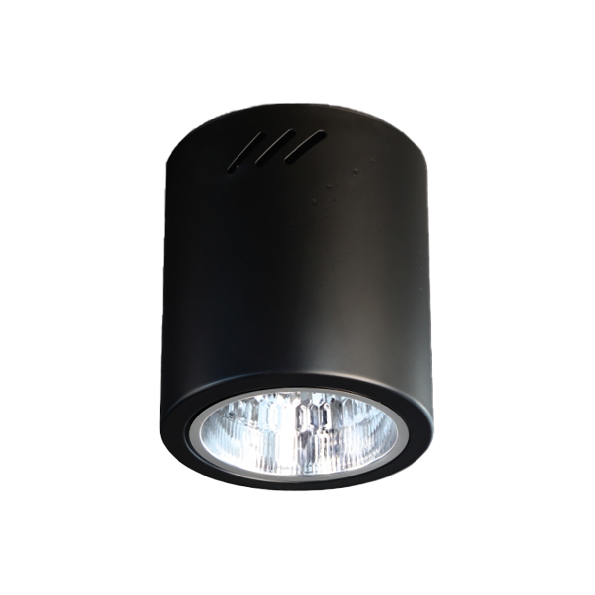 HI-TEK โคมดาวน์ไลท์ ติดลอยกระบอก 4 นิ้ว E27 สีดำ