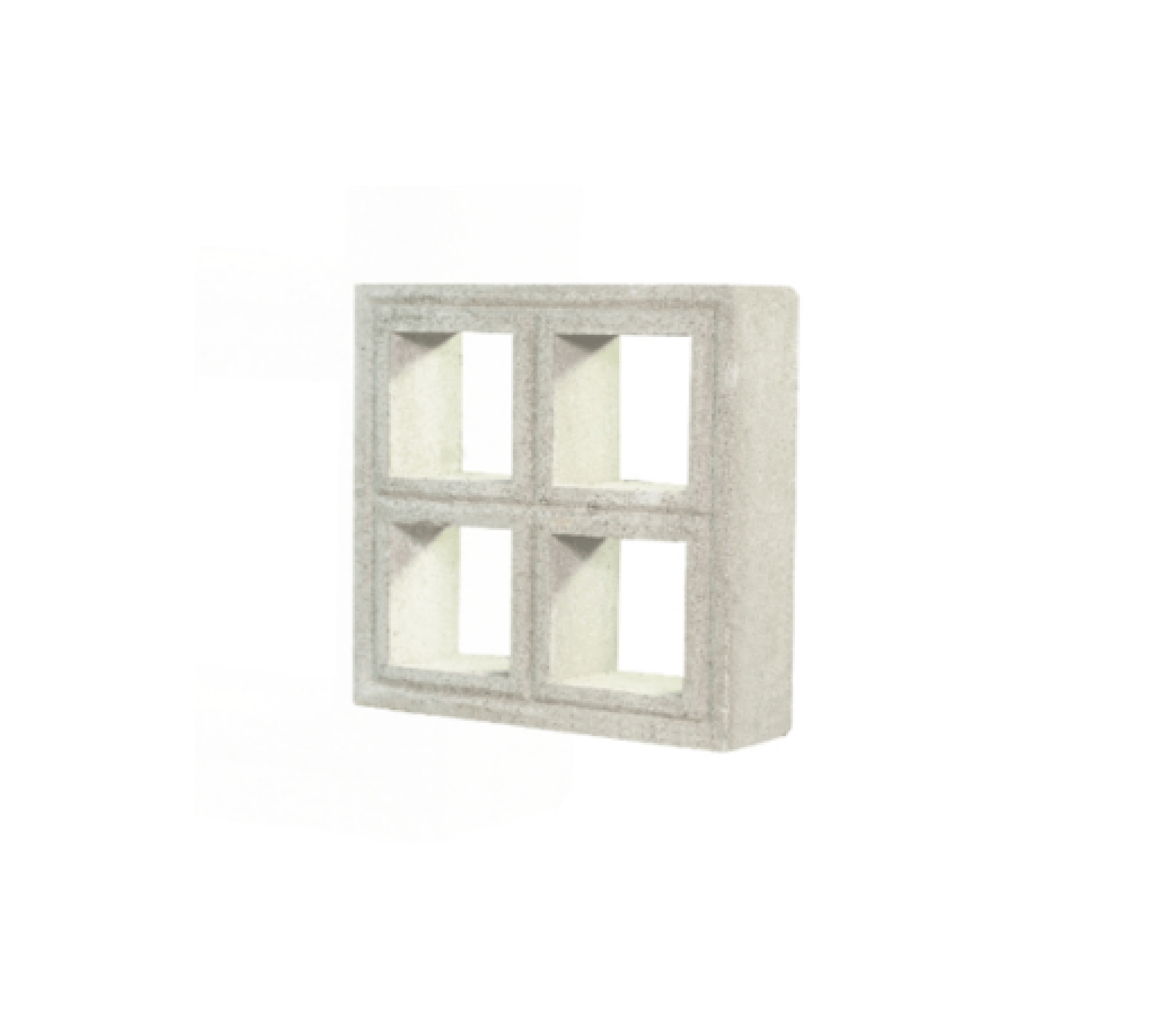 สมาร์ท บล็อคมวลเบาตกแต่ง ลาย4ช่องลม ขนาด 30X30X9ซม