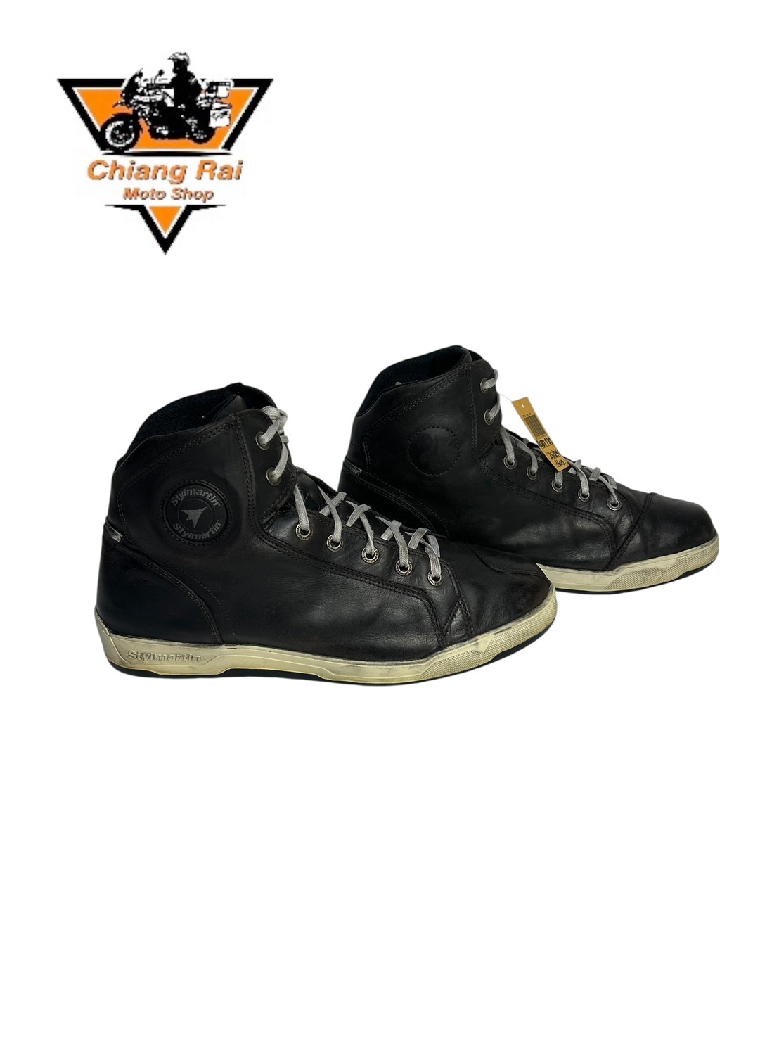 รองเท้าขี่มอเตอร์ไซด์( มือสอง) RCBT-131 Size ขนาดจากป้าย 45:EUR / 10.5:UK / 28.5:Cm.(Stylmartin)