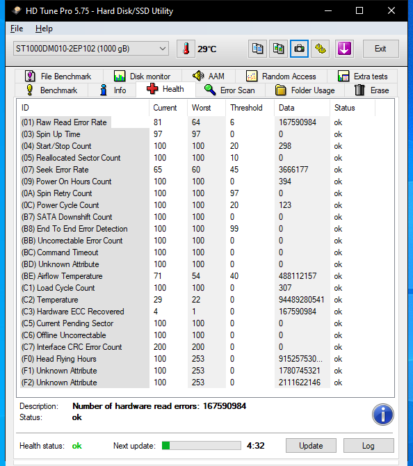 HDD SEAGATE BARRACUDA 1TB