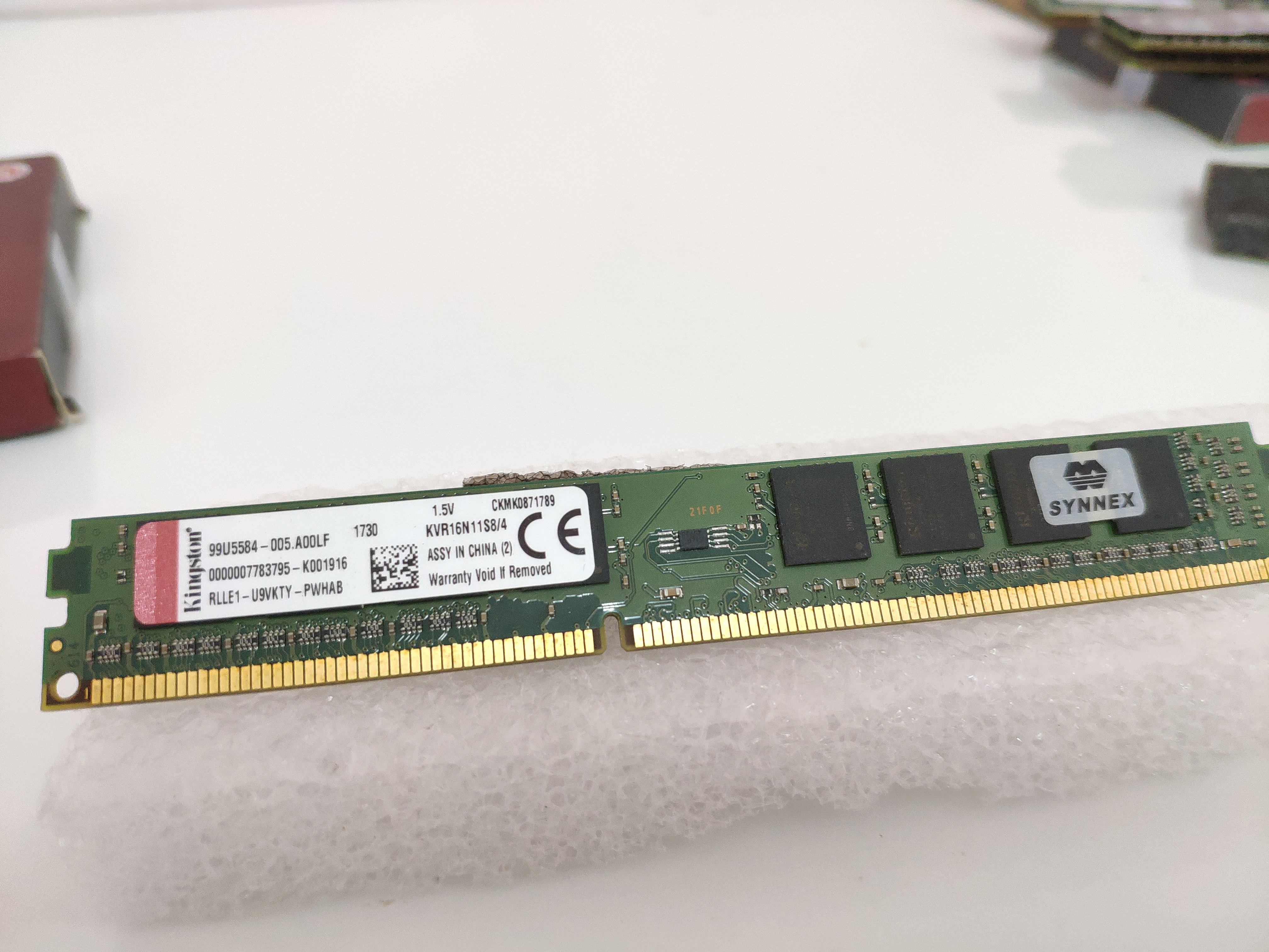 Ram PC Kingston DDR3 4G/1600 8ชิพ