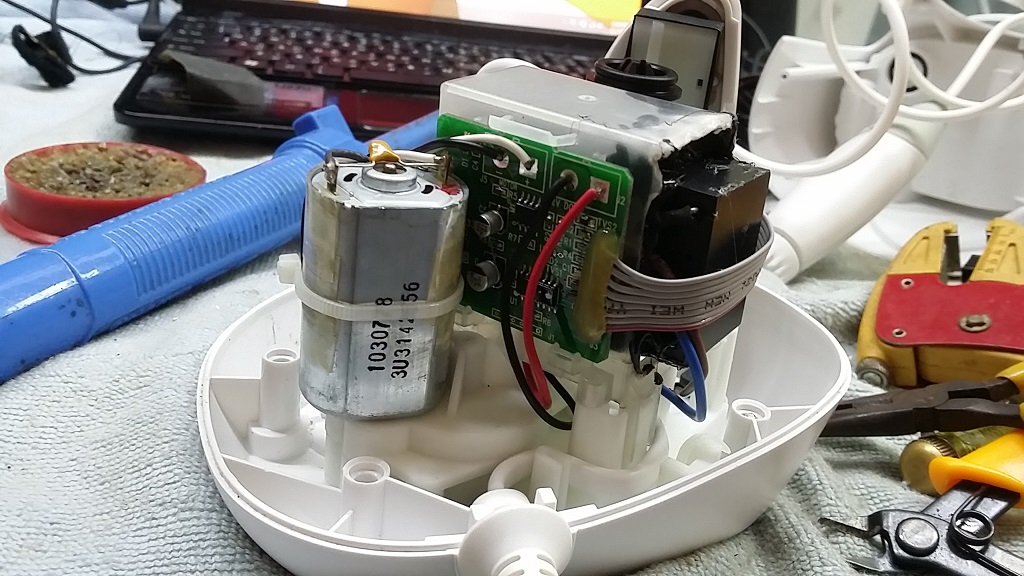 ซ่อมเครื่องทำความสะอาดฟัน ยี่ห้อ WATERPIK รุ่น WP-660UK อาการเปิดไม่ติด