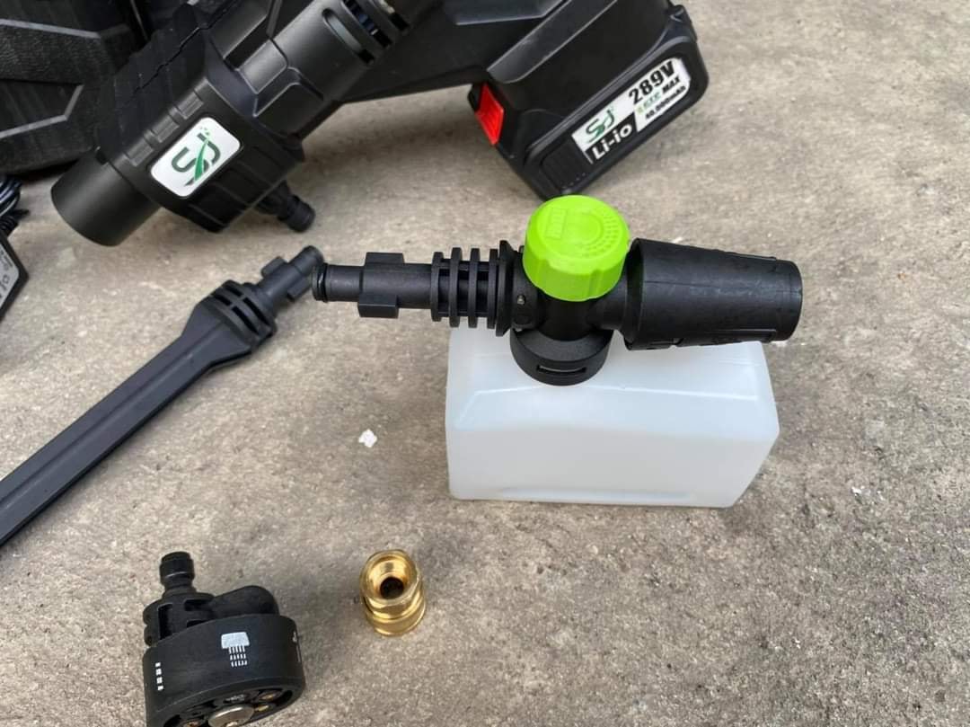 ปืนอัดฉีดแรงดันสูงไร้สาย ยี่ห้อ SJ รุ่น 289V