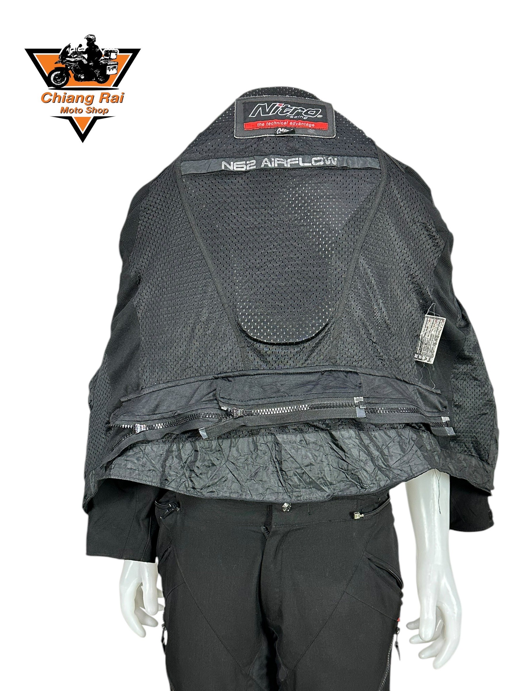 เสื้อขี่มอเตอร์ไซด์( มือสอง) RCSA 993 : อก 46" ยาว 25" (L) **Nitro**