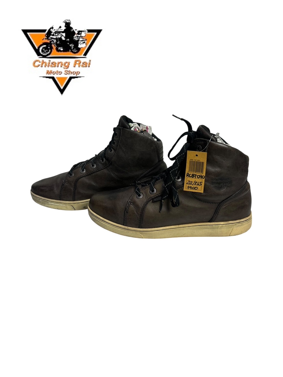 รองเท้าขี่มอเตอร์ไซด์( มือสอง) RCBT-090 Size ขนาดจากป้าย 42:EUR / 8:UK / 26.5:Cm.(Harley-Davidson)