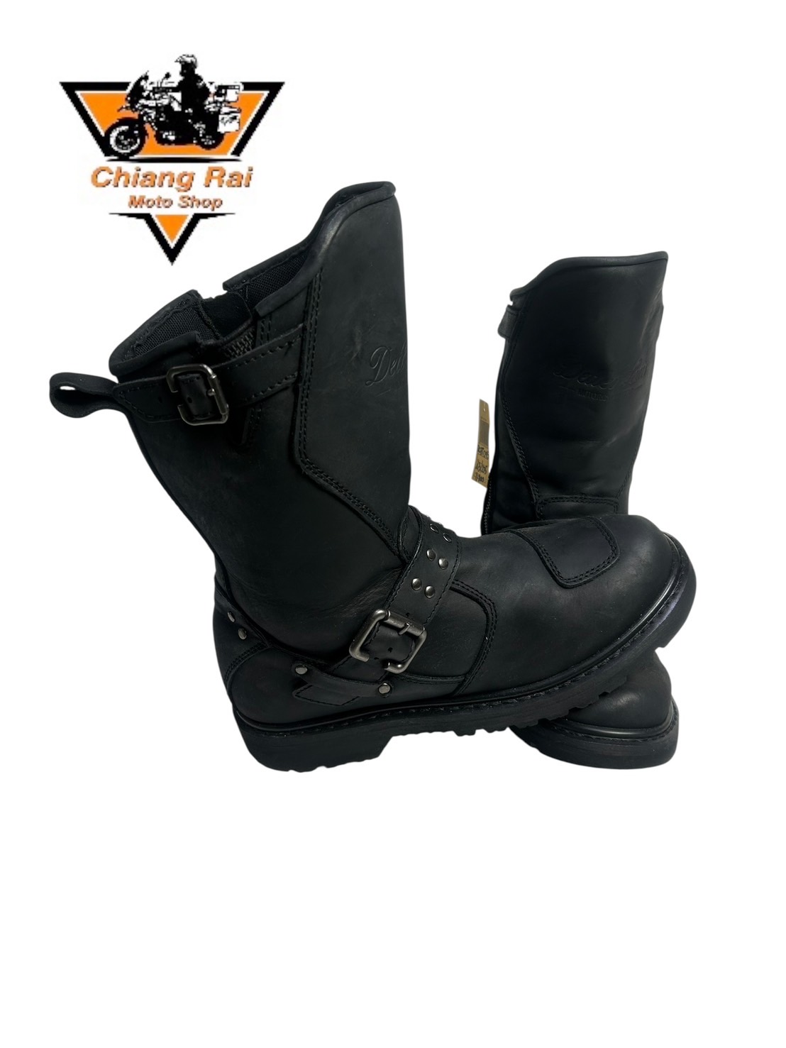 รองเท้าขี่มอเตอร์ไซด์( มือสอง) RCBT-095 Size ขนาดจากป้าย 43:EUR / 9:UK / 27.5:Cm.(Detlev Louis)