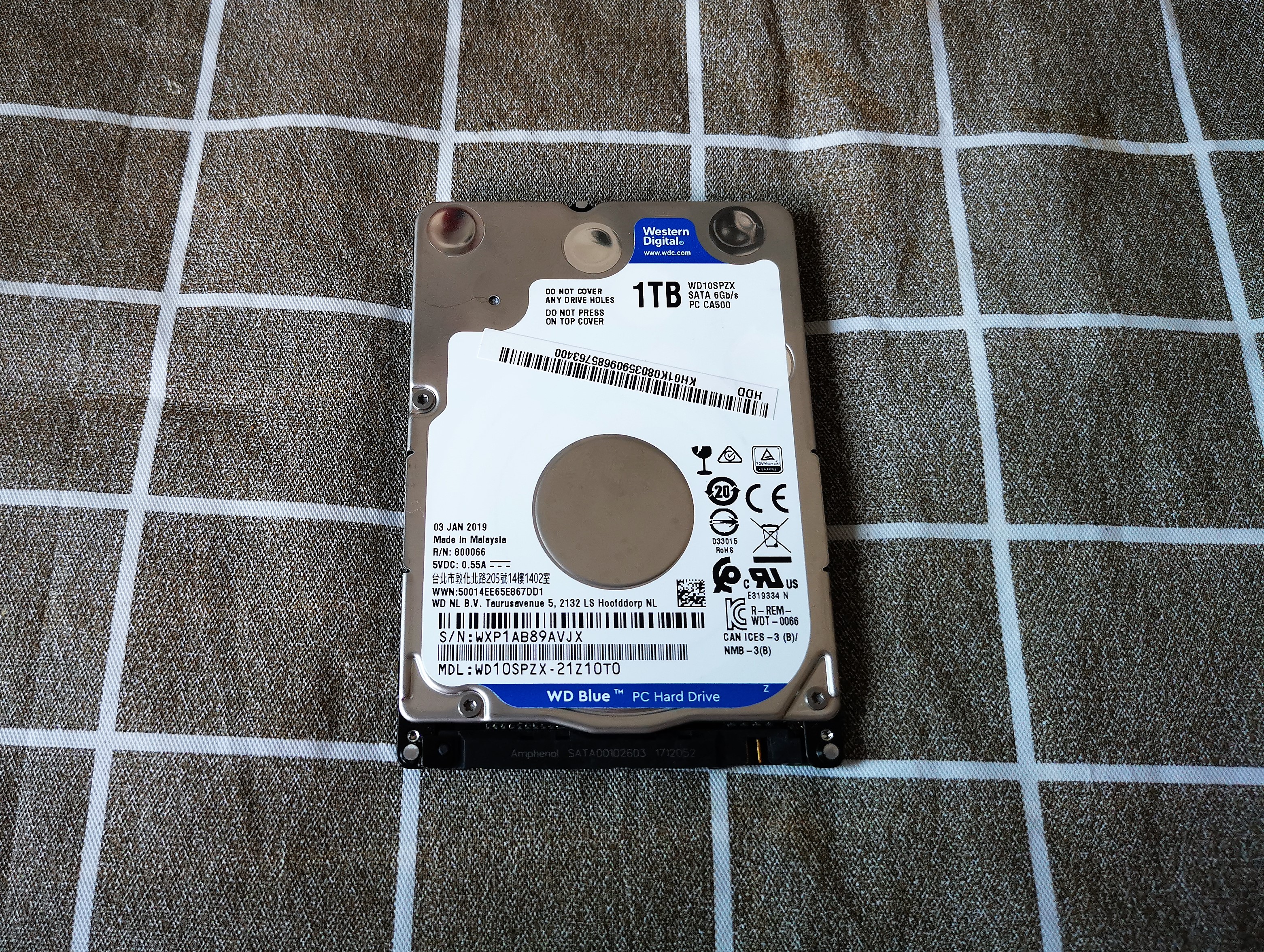 HDD NB WD Blue 1 TB 2.5"