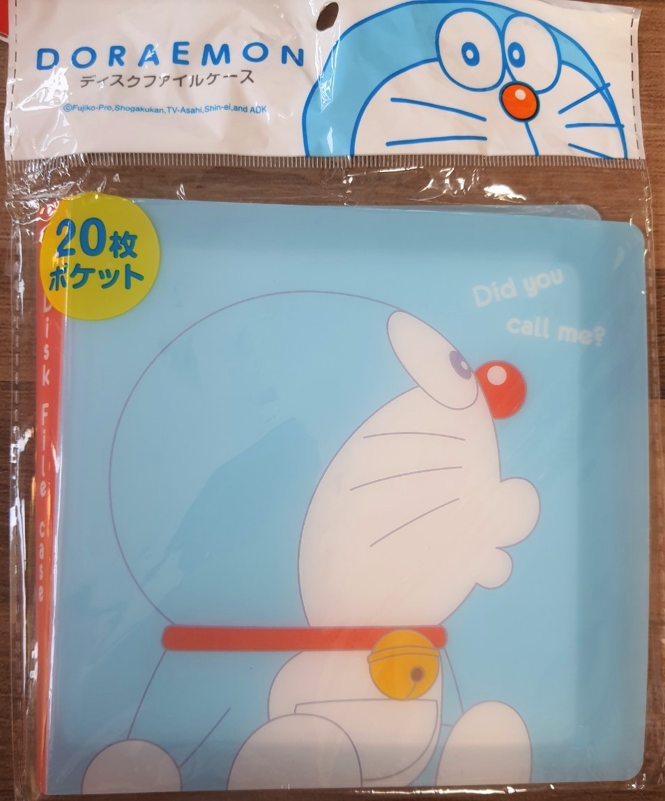 Doraemon Disk File CD case กระเป๋าใส่แผ่น ซีดี โดเรม่อน เก็บได้20แผ่นค่ะ (ญี่ปุ่น)