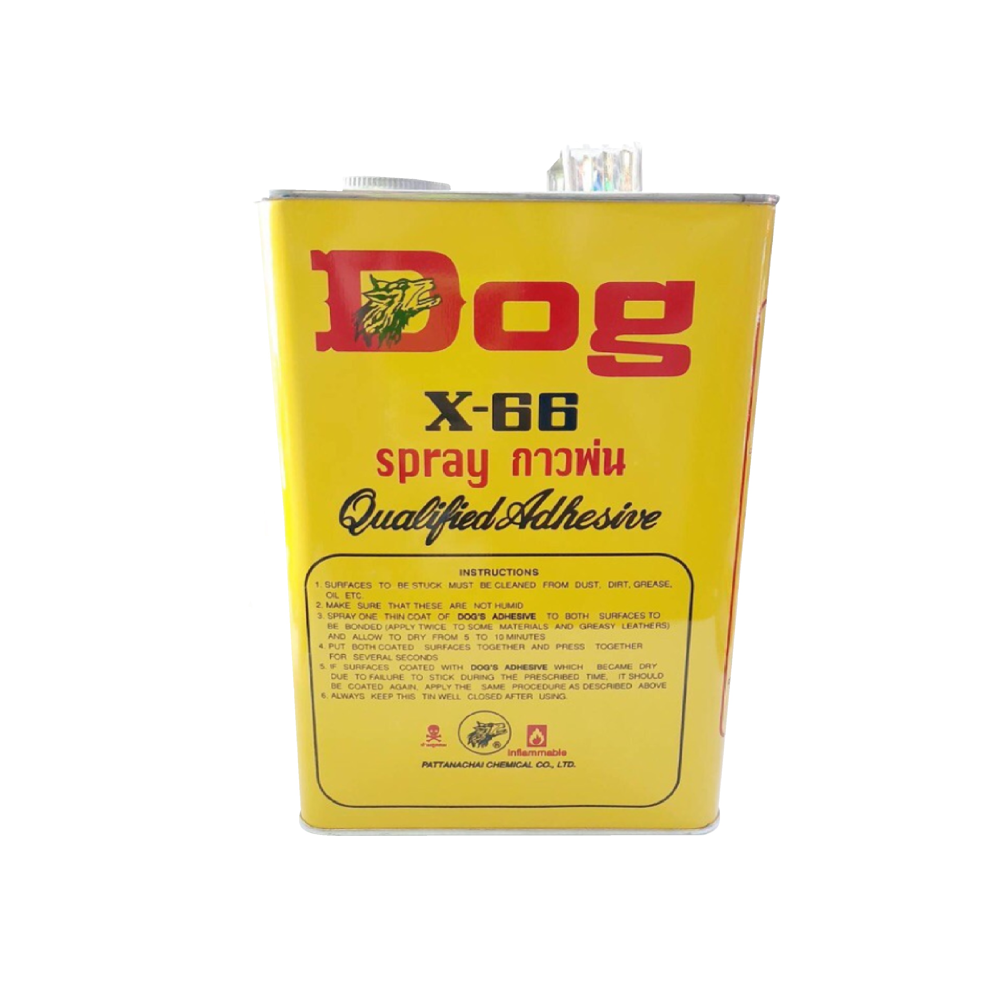 กาวพ่น x-66 ขนาด 3 กก. DOG