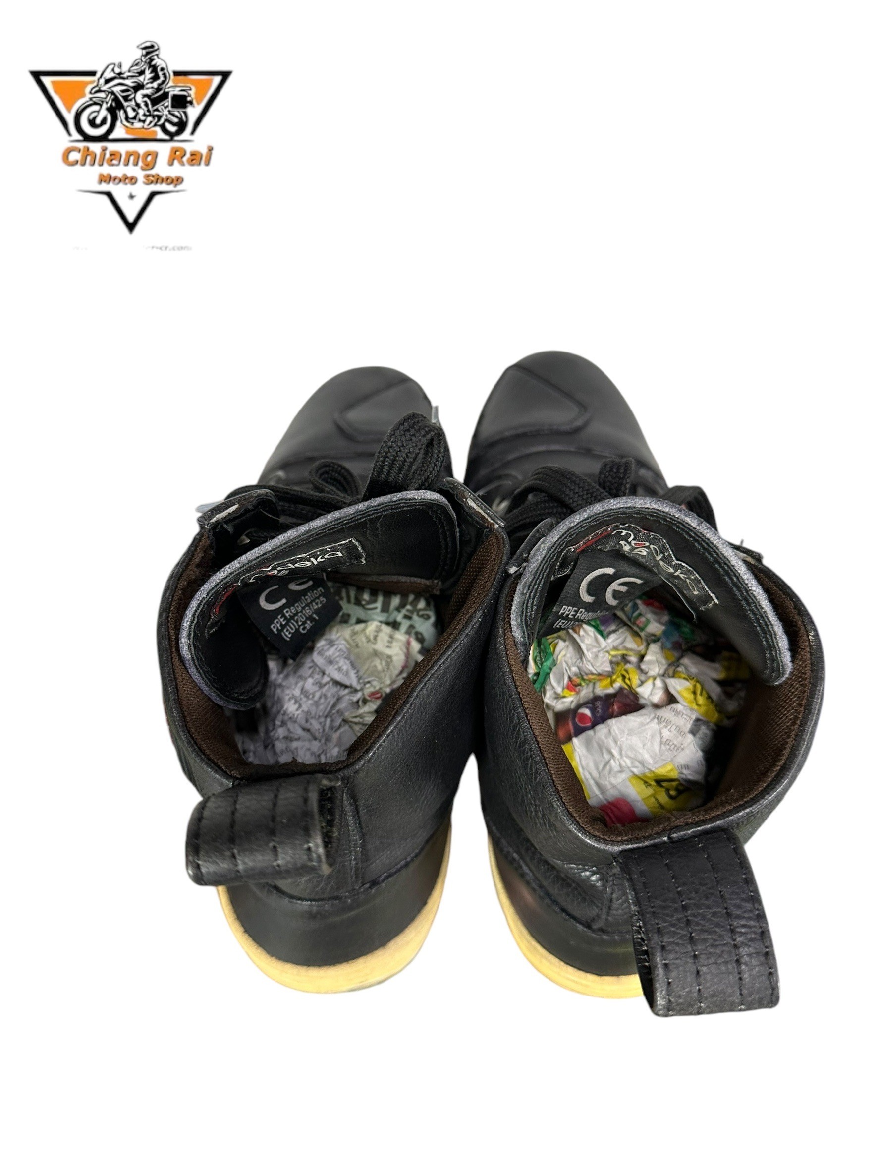 รองเท้าขี่มอเตอร์ไซด์( มือสอง) RCBS-848 Size ขนาดจากป้าย 45:EUR / 10:UK / 29:Cm.(MODEKA)