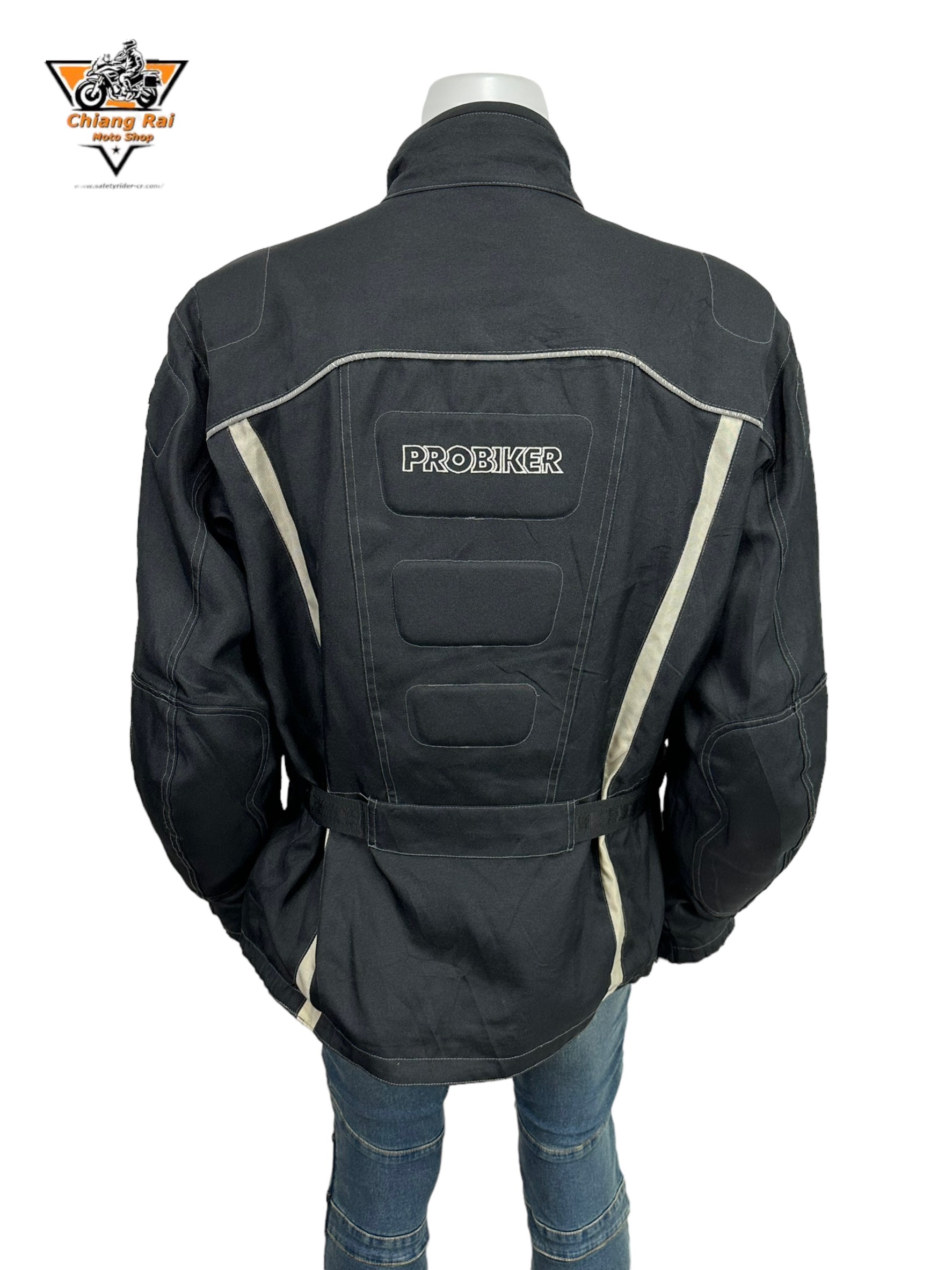 เสื้อขี่มอเตอร์ไซด์( มือสอง) RCTA 516: อก 52" ยาว 28" (XL) **PROBIKER**