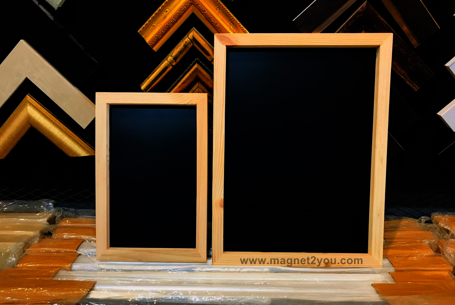 กระดานดำติดผนัง เลือกสีกรอบได้ ขนาด 20x30 (A4)