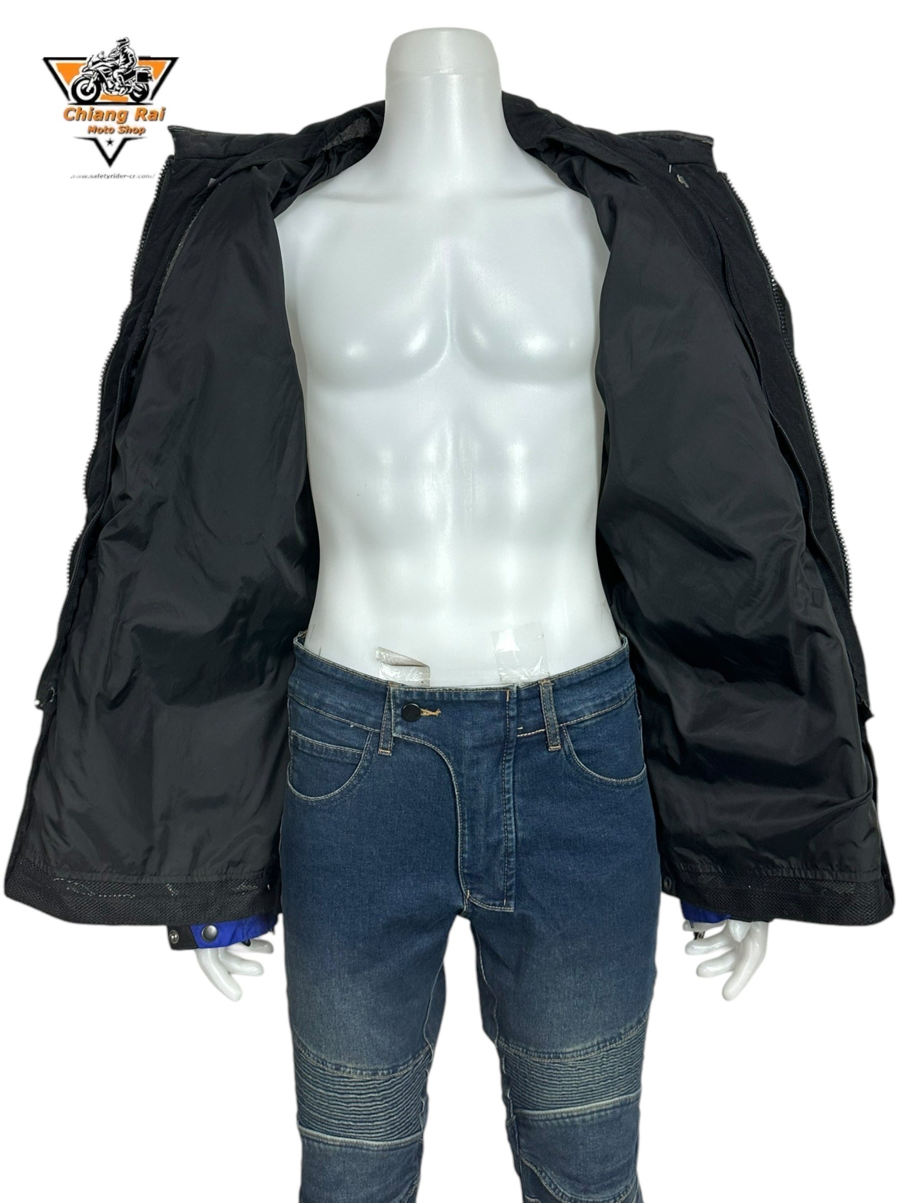 เสื้อขี่มอเตอร์ไซด์( มือสอง) RCTA 606: อก 56" ยาว 30"(2XL) **SANMARU**