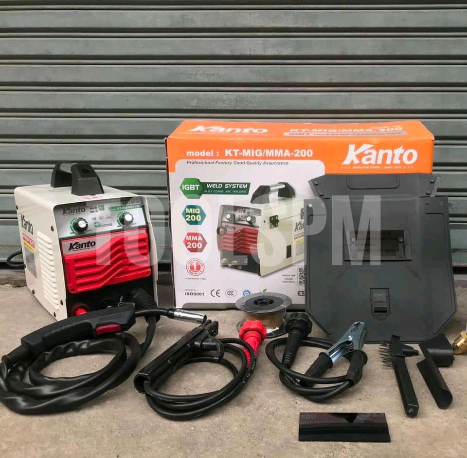 Kanto ตู้เชื่อมไฟฟ้า 2 ระบบ รุ่น KTB-MIG/MMA-200(200 AMP) ระบบ FLUX CORED
