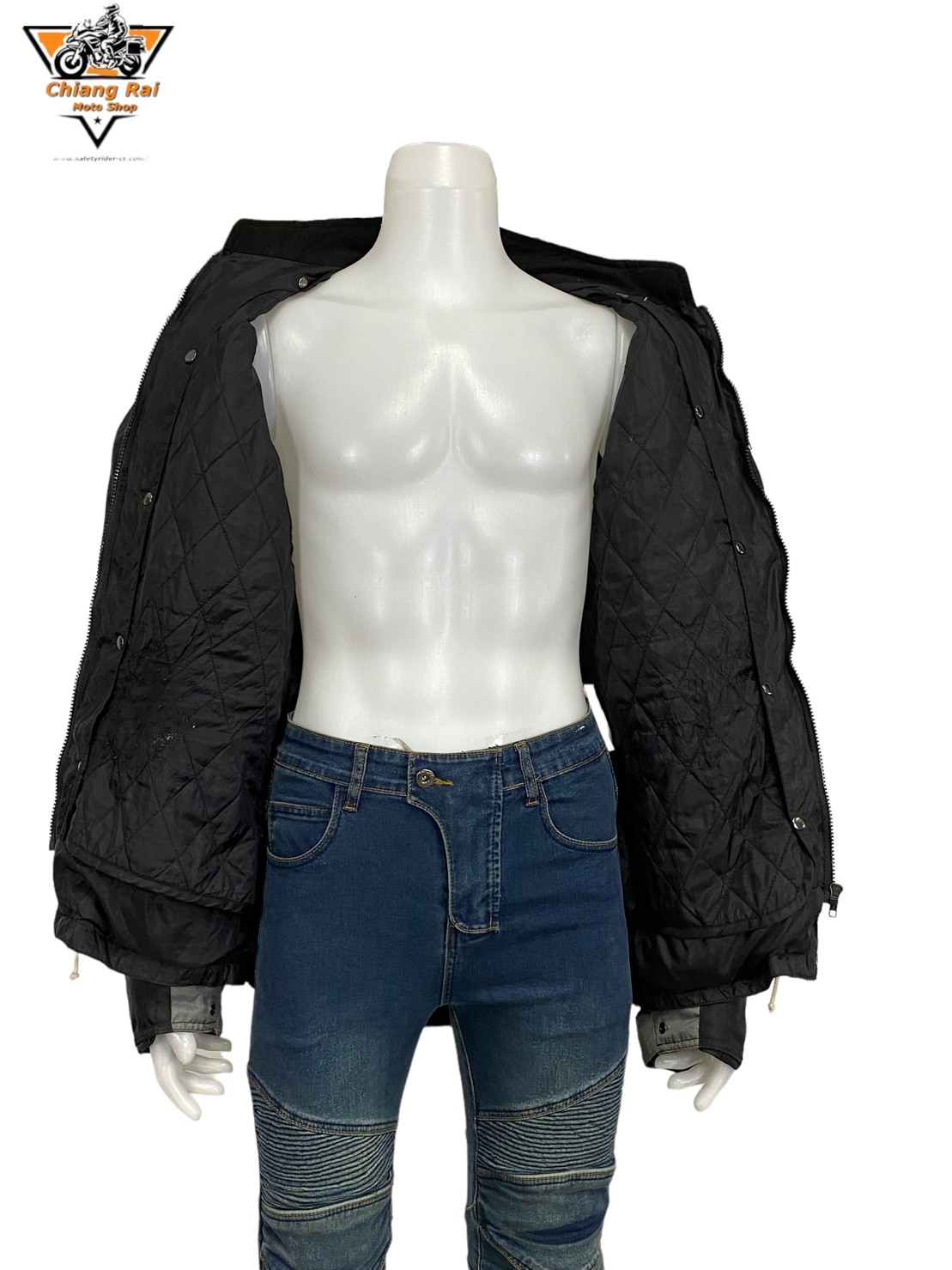 เสื้อขี่มอเตอร์ไซด์( มือสอง) RCTA 334 อก 50 " ยาว 29 "(XL)