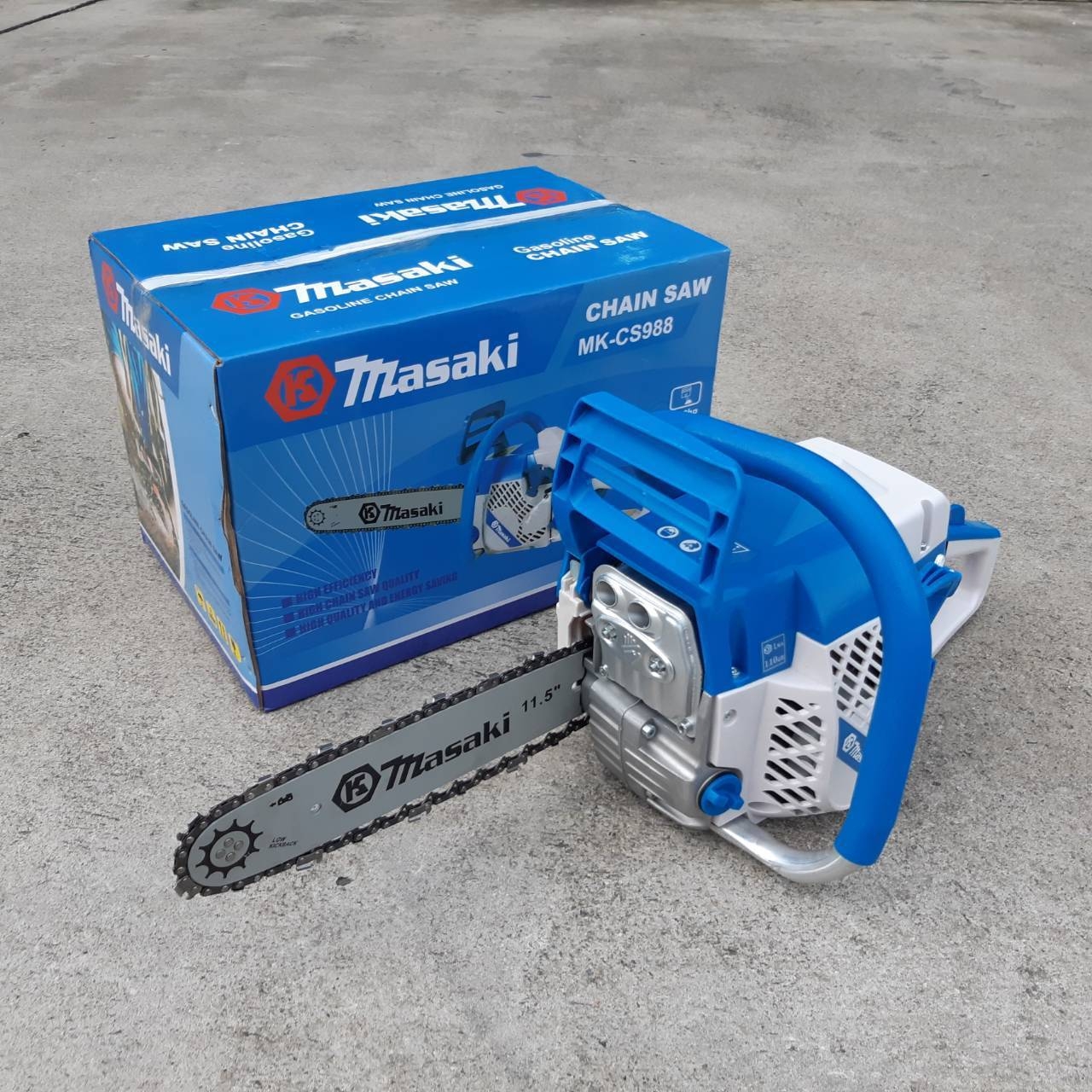 เลื่อยยนต์ MASAKI รุ่น MK-CS988 บาร์ 11.5" ของแท้ 100%