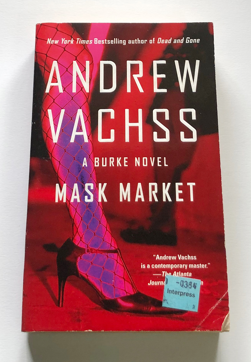 Mask Market by Andrew Vachss (หนังสือมือสอง ภาษาอังกฤษ) A Burke Novel