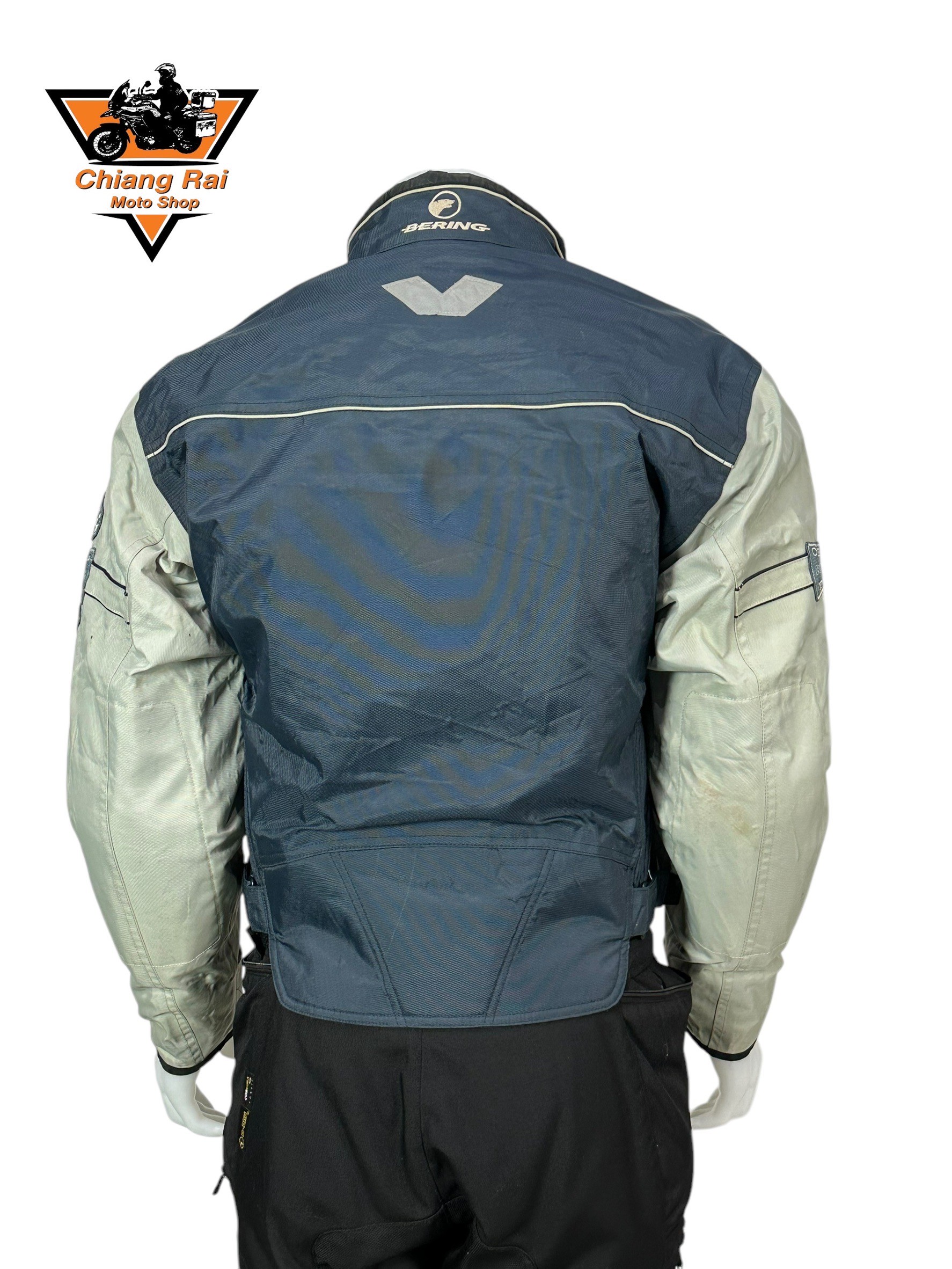 เสื้อขี่มอเตอร์ไซด์( มือสอง) CRSB 007 : อก 44" ยาว 23" (M) **BERING**