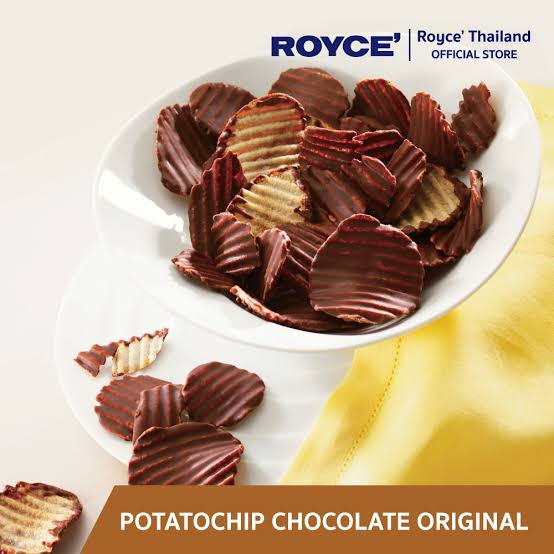 🍫Potatochip Chocolate Original โปเตโต้เคลือบช็อกโกแลต แผ่นมันฝรั่งทอดกรอบที่เคลือบด้วยช็อกโกแลต