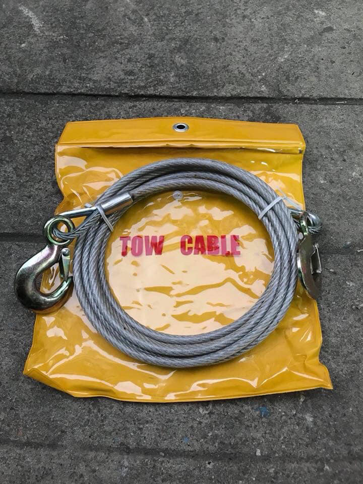 สลิงลากรถอย่างดี ขนาด 9 มิล ยาว 4 เมตร