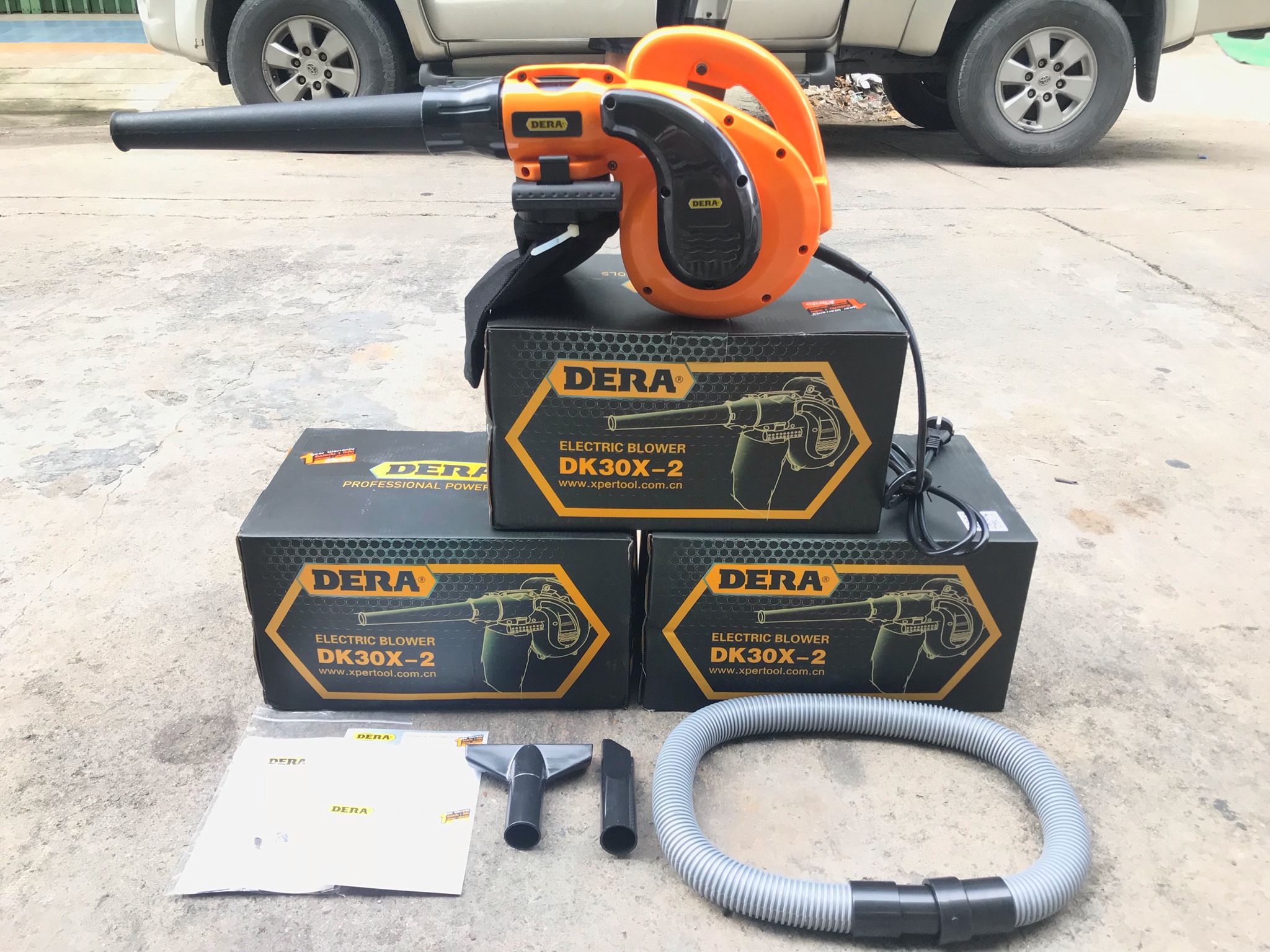 เครื่องเป่าลม+ดูดฝุ่นไฟฟ้าDERA DK-30X-2 เครื่องเป่าลม 2 ระบบ