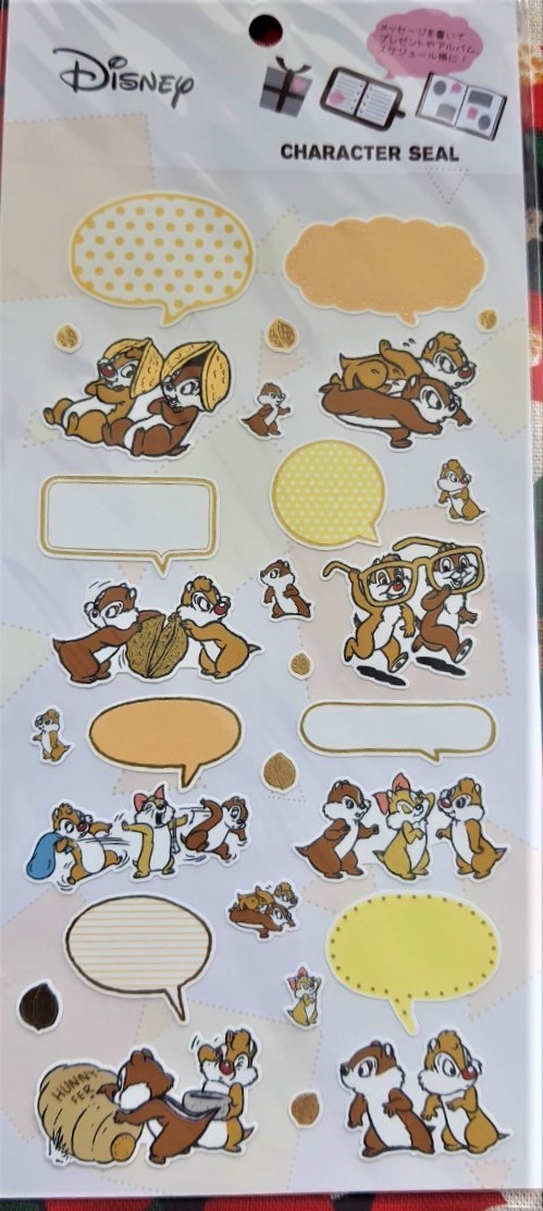 Chip & Dale สติ๊กเกอร์ ชิป เดล ของแท้จากญี่ปุ่น Made in JAPAN