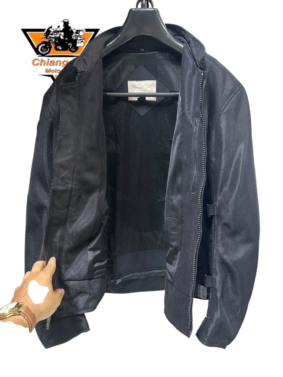 เสื้อขี่มอเตอร์ไซด์( มือสอง) CRSB 039 : อก 46" ยาว 25" (L) **Rhyno**