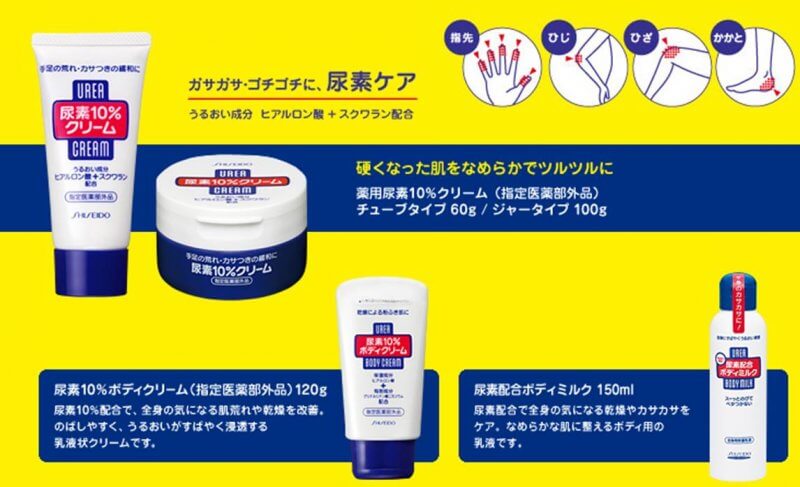 🔥(Best Seller)💥Shiseido Urea Cream ครีมทาผิว ชิเซโด้ ยูเรีย ครีม✨สำหรับผิวหยาบกร้านโดยเฉพาะ💥ขนาด 60g.