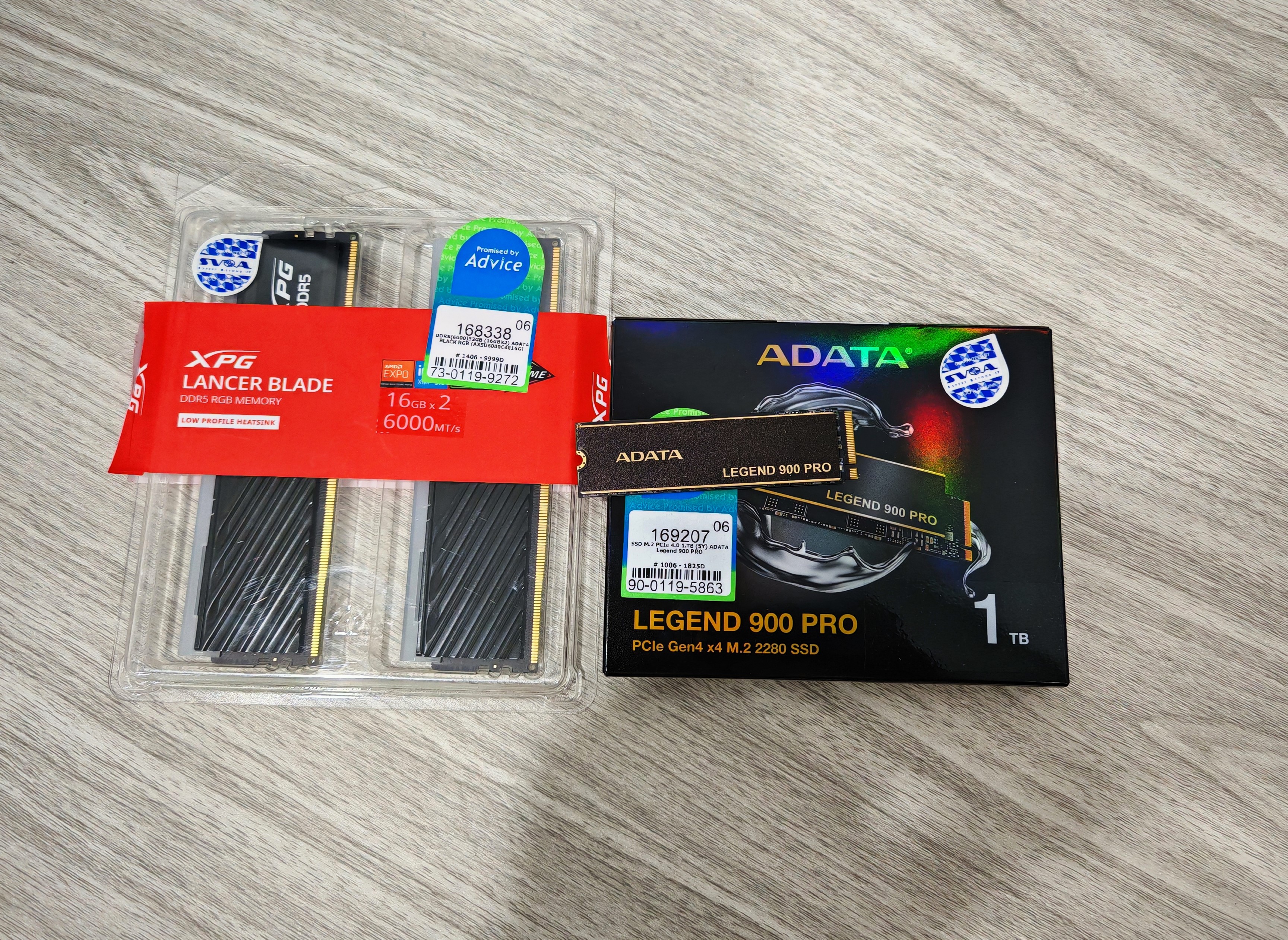 เซ็ตมัดรวม บอร์ด B760M + i5 14500 + DDR5 32GB/6000 + M.2 900 Pro 1TB