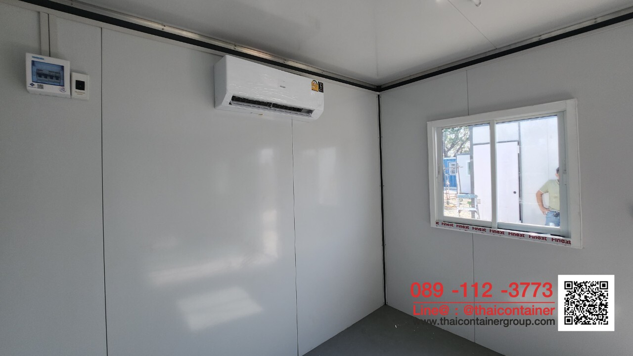 สำนักงานเคลื่อนที่ 3*6ม. สำนักงานสำเร็จรูป ตู้ออฟฟิศ
