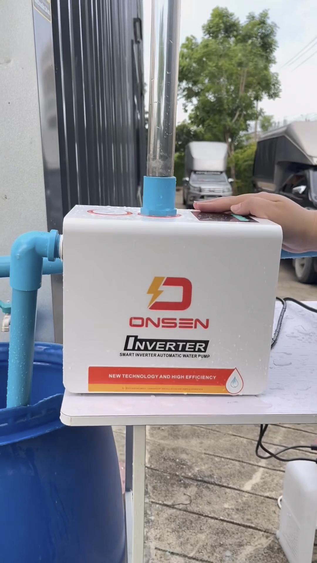 ปั๊มน้ำอัจฉริยะแรงดันคงที่ ยี่ห้อ ONSEN รุ่น ON-SMART-PUMP-700