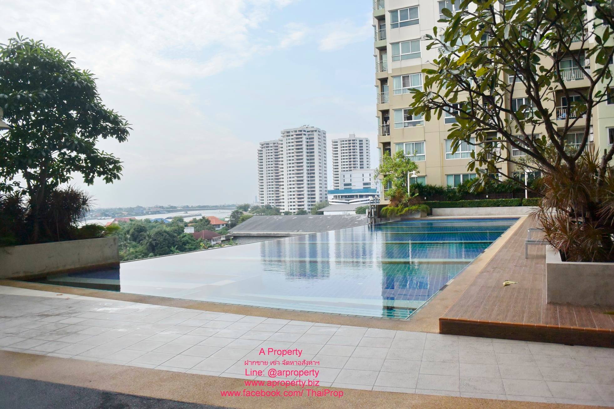 ให้เช่าลุมพินี พิบูลสงคราม-ริเวอร์วิว" ห้องมุม มีเครื่องซักผ้าให้